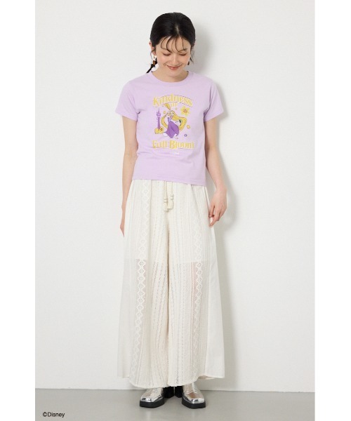 RODEO CROWNS WIDE BOWL(ロデオクラウンズワイドボウル)の「(PRINCESS)アソートTシャツ(Tシャツ/カットソー・レディース・オフホワイト/ライトブルー/ライトパープル/ライトピンク・FREE)」の5枚目の写真