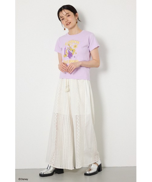 RODEO CROWNS WIDE BOWL(ロデオクラウンズワイドボウル)の「(PRINCESS)アソートTシャツ(Tシャツ/カットソー・レディース・オフホワイト/ライトブルー/ライトパープル/ライトピンク・FREE)」の6枚目の写真
