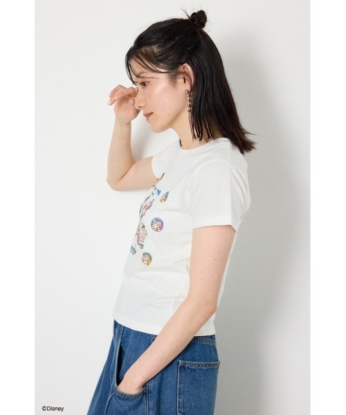 RODEO CROWNS WIDE BOWL(ロデオクラウンズワイドボウル)の「(PRINCESS)アソートTシャツ(Tシャツ/カットソー・レディース・オフホワイト/ライトブルー/ライトパープル/ライトピンク・FREE)」の9枚目の写真