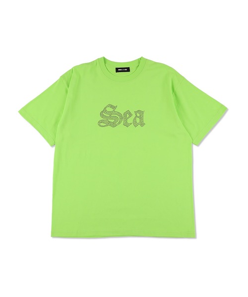 WIND AND SEA(ウィンダンシー)の「Line Stone S/S Tee(Tシャツ/カットソー・メンズ・ホワイト/ライム・X-LARGE/MEDIUM/LARGE)」の2枚目の写真