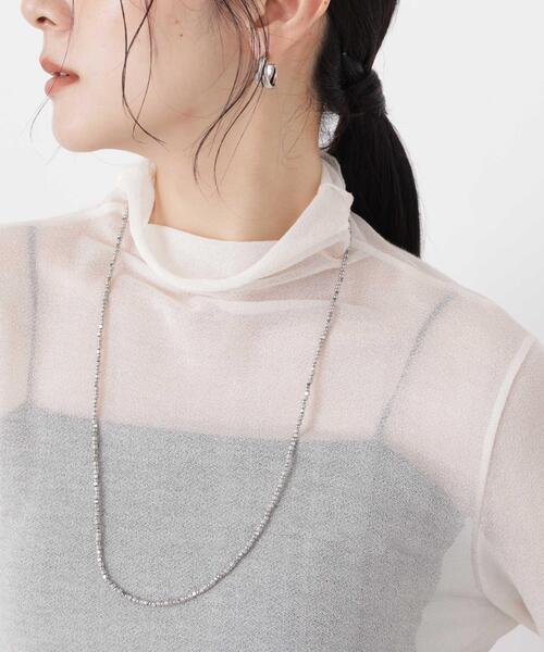 SOAC(ソーク)の「SOAC/Metal Beads Necklace(ネックレス・レディース・シルバー・FREE)」の1枚目の写真