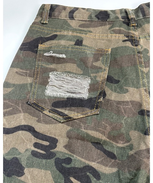 inst.ALL(インストール)の「迷彩柄ダメージルーズハーフパンツ(その他パンツ・レディース・カーキ・L/M/S)」の21枚目の写真