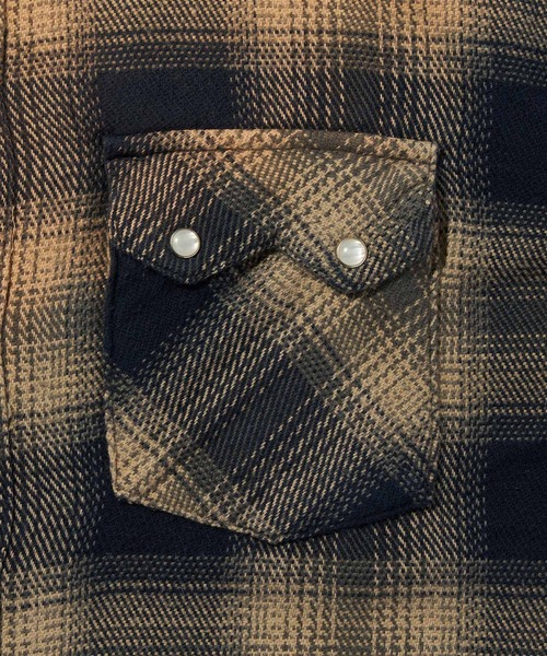 Levi's(リーバイス)の「Levi's/リーバイス ロングスリーブ ボクシー ウエスタンシャツ(シャツ/ブラウス・メンズ・ブラウン・M/S/XL/L)」の9枚目の写真