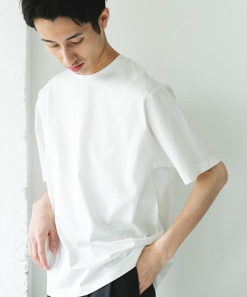 URBAN RESEARCH DOORS（アーバンリサーチドアーズ）の「『接触冷感/抗菌防臭』COOL TOUCH SHORT-SLEEVE T-SHIRTS（Tシャツ/カットソー・メンズ・ブラック/ホワイト/ネイビー・MEDIUM/LARGE）」の2枚目の写真