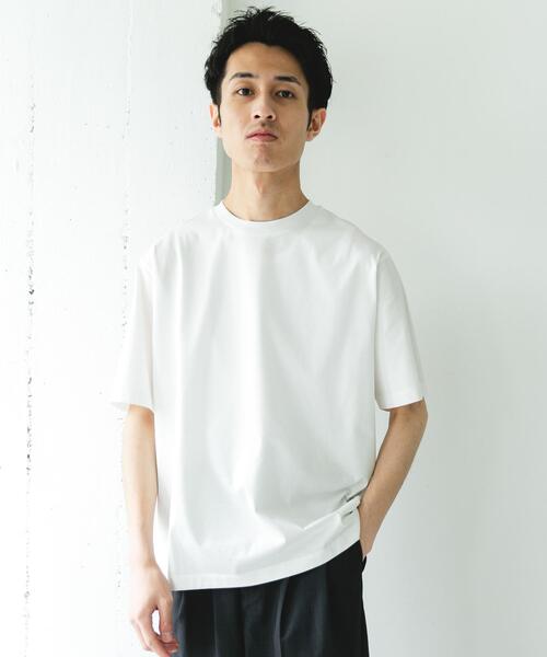 URBAN RESEARCH DOORS（アーバンリサーチドアーズ）の「『接触冷感/抗菌防臭』COOL TOUCH SHORT-SLEEVE T-SHIRTS（Tシャツ/カットソー・メンズ・ブラック/ホワイト/ネイビー・MEDIUM/LARGE）」の5枚目の写真