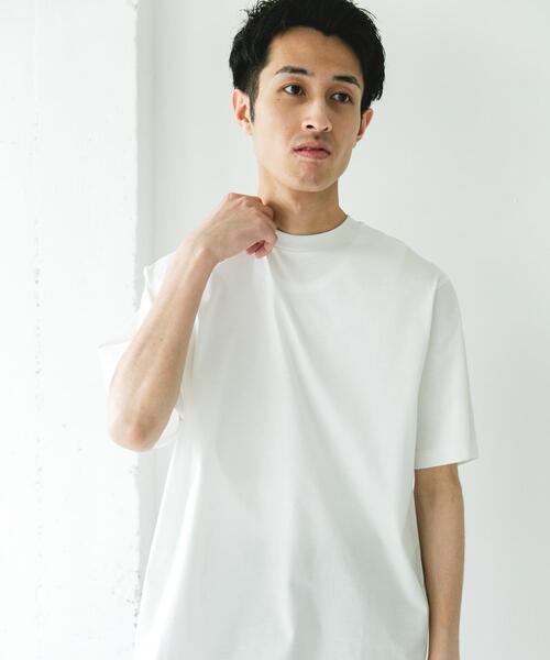 URBAN RESEARCH DOORS（アーバンリサーチドアーズ）の「『接触冷感/抗菌防臭』COOL TOUCH SHORT-SLEEVE T-SHIRTS（Tシャツ/カットソー・メンズ・ブラック/ホワイト/ネイビー・MEDIUM/LARGE）」の7枚目の写真