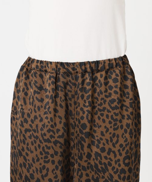 U by SPICK&SPAN(ユーバイスピックアンドスパン)の「ARCHIVE STANCE/アーカイブスタンス lace hem leopard pants(スラックス・レディース・ブラウン・FREE)」の17枚目の写真