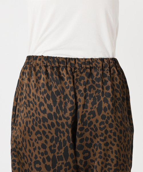 U by SPICK&SPAN(ユーバイスピックアンドスパン)の「ARCHIVE STANCE/アーカイブスタンス lace hem leopard pants(スラックス・レディース・ブラウン・FREE)」の18枚目の写真