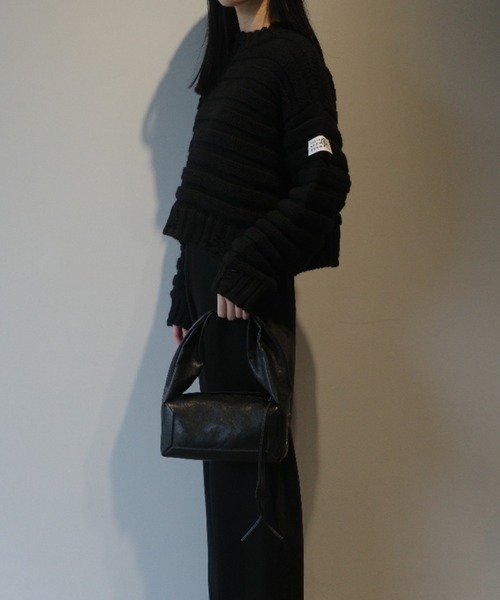 Maison Margiela(メゾンマルジェラ)の「Maison Margiela BOX BAG EAST WEST SMALL(ショルダーバッグ・レディース・ブラック・FREE)」の1枚目の写真