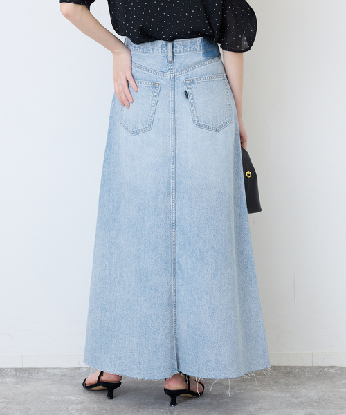 SLOBE IENA(スローブイエナ)の「《シリーズあり/》LE DENIM RADIAL FLAREデニムスカート(デニムスカート・レディース・スカイブルー・36/38)」の10枚目の写真