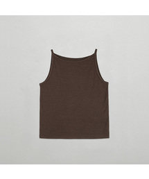 ESSENTIAL SOLID SLEEVELESS TEE(Z-T-6930)