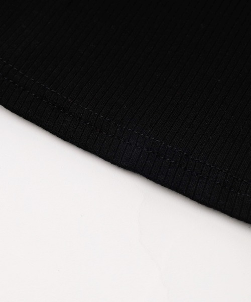 URBAN CHERRY（アーバンチェリー）の「ショルダーフリルハートデザインリブタンク（タンクトップ・キッズ・ブラック・120cm/110cm/140cm/130cm）」の10枚目の写真