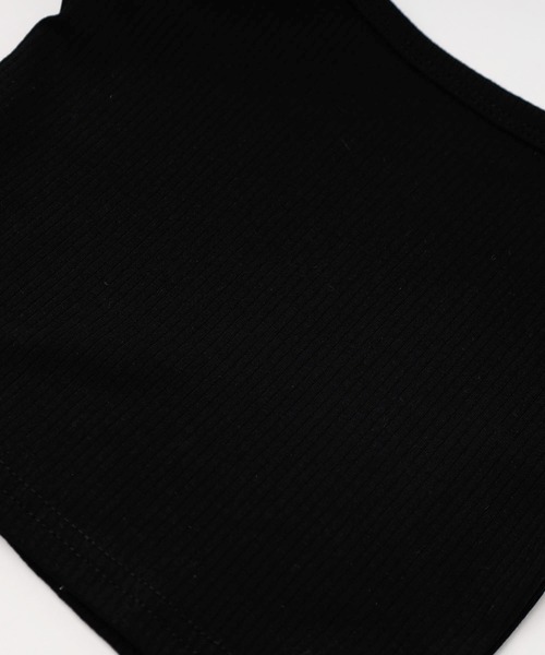 URBAN CHERRY（アーバンチェリー）の「ショルダーフリルハートデザインリブタンク（タンクトップ・キッズ・ブラック・120cm/110cm/140cm/130cm）」の13枚目の写真