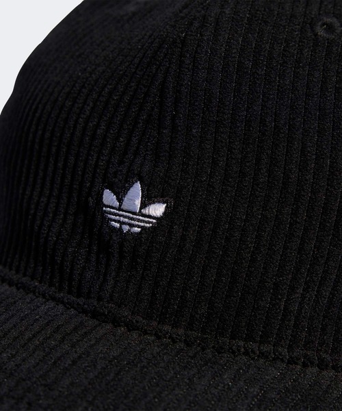 adidas(アディダス)の「コーデュロイ ベースボール キャップ / アディダスオリジナルス adidas Originals(キャップ・メンズ・ブラック・X-LARGE/S/LARGE)」の5枚目の写真