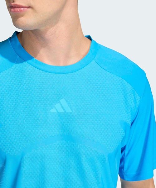 adidas(アディダス)の「クライマクール 3D Tシャツ / アディダス adidas(Tシャツ/カットソー・メンズ・ブルー・XX-LARGE/3XL/LARGE/MEDIUM/SMALL/X-LARGE/X-SMALL)」の4枚目の写真