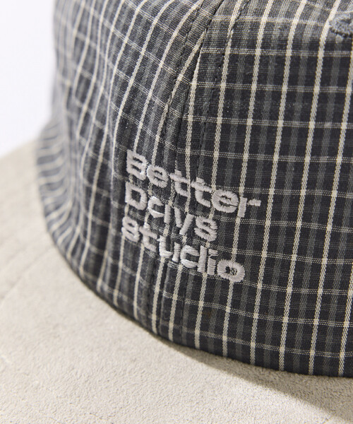FREAK'S STORE(フリークスストア)の「BetterDays studio × FREAK'S STORE 2トーン フラットバイザー チェック キャップ(キャップ・メンズ・ブラック/ベージュ/ネイビー/ブラウン/グレー/その他9・ONE SIZE)」の10枚目の写真