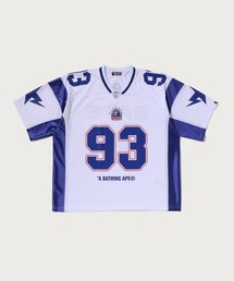 SOLID CAMO JACQUARD MESH CROPPED FIT FOOTBALL JESEY