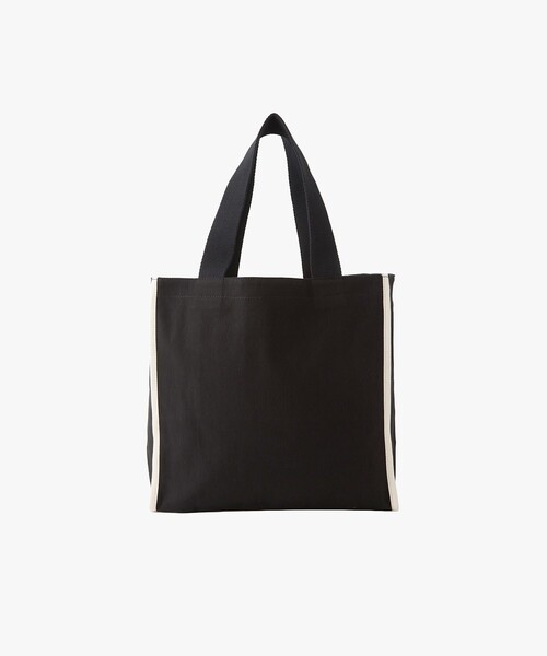To b. by agnes b.(トゥービーバイアニエスベー)の「To b. by agnes b.× green label relaxing コットン パイピング トートバッグ(トートバッグ・レディース・ブラック・FREE)」の2枚目の写真