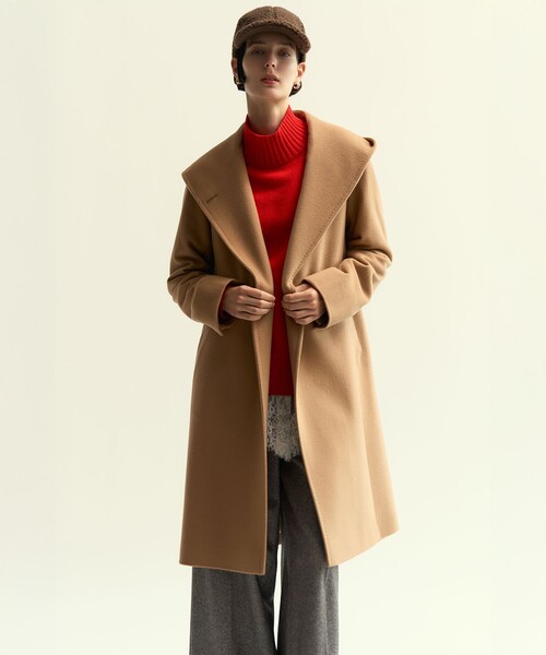 23区 S(ニジュウサンクチイサイサイズ)の「カシミヤブレンド ハイネック ニット(ニット/セーター・レディース・イエロー系/グレー系/ホワイト系/ダルブルー系/ワイン系/スカイブルー系/レッド系/ベージュ系・32)」の14枚目の写真