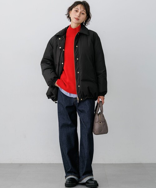 23区 S(ニジュウサンクチイサイサイズ)の「カシミヤブレンド ハイネック ニット(ニット/セーター・レディース・イエロー系/グレー系/ホワイト系/ダルブルー系/ワイン系/スカイブルー系/レッド系/ベージュ系・32)」の17枚目の写真