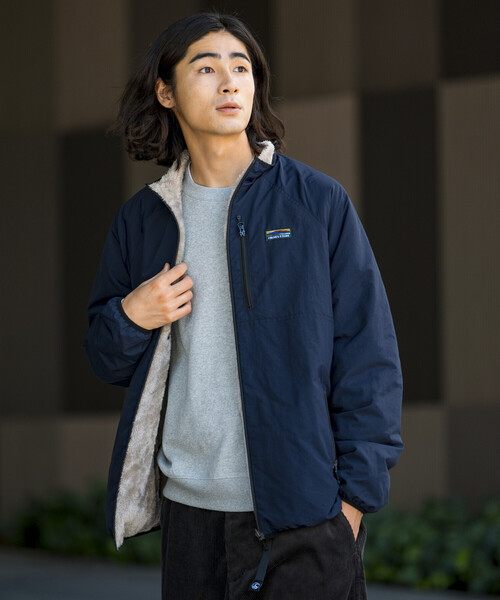 FREAK'S STORE(フリークスストア)の「限定展開 リラックスフィット ナイロン フリース リバーシブルブルゾン(ブルゾン・メンズ・レオパード/ベージュ/その他/チャコールグレー/ネイビー/ブラック/オリーブ・SMALL/MEDIUM/LARGE/X-LARGE)」の17枚目の写真