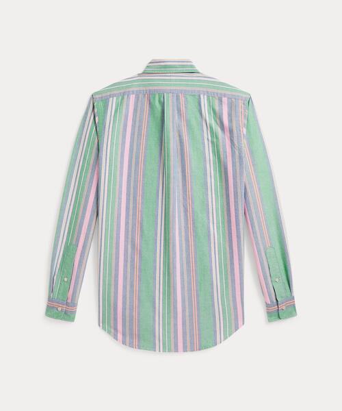 POLO RALPH LAUREN(ポロ ラルフ ローレン)の「クラシック フィット ストライプド オックスフォード シャツ(シャツ/ブラウス・メンズ・ネイビー系1・L/M/S)」の5枚目の写真