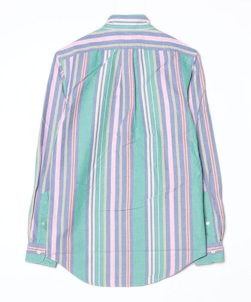 POLO RALPH LAUREN(ポロ ラルフ ローレン)の「クラシック フィット ストライプド オックスフォード シャツ(シャツ/ブラウス・メンズ・ネイビー系1・L/M/S)」の2枚目の写真