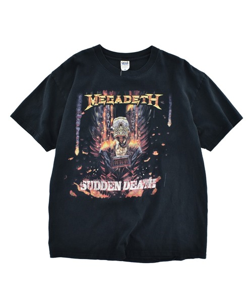 VINTAGE(ヴィンテージ)の「【USED】anvil “MEGADEATH” バンド Tシャツ(Tシャツ/カットソー・メンズ・ブラック・X-LARGE)」の1枚目の写真