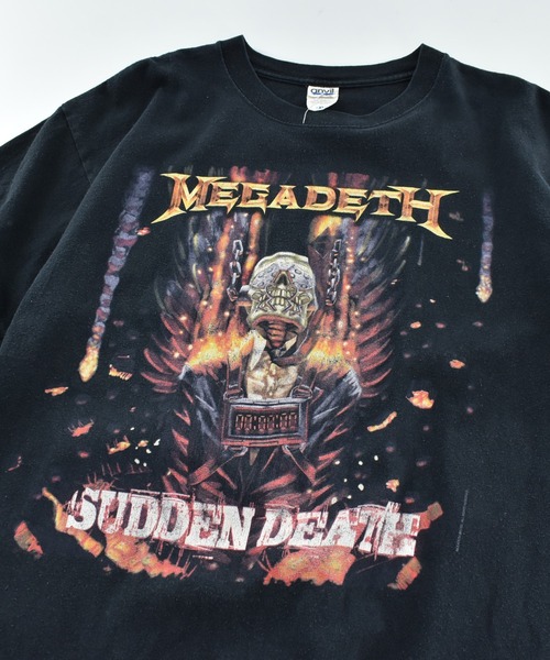 VINTAGE(ヴィンテージ)の「【USED】anvil “MEGADEATH” バンド Tシャツ(Tシャツ/カットソー・メンズ・ブラック・X-LARGE)」の2枚目の写真