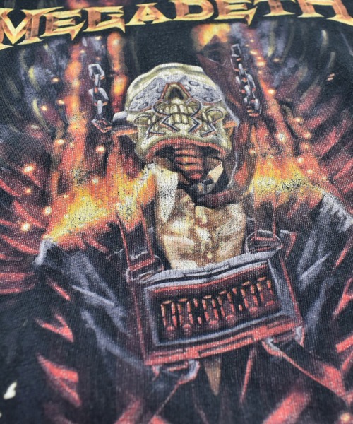 VINTAGE(ヴィンテージ)の「【USED】anvil “MEGADEATH” バンド Tシャツ(Tシャツ/カットソー・メンズ・ブラック・X-LARGE)」の3枚目の写真
