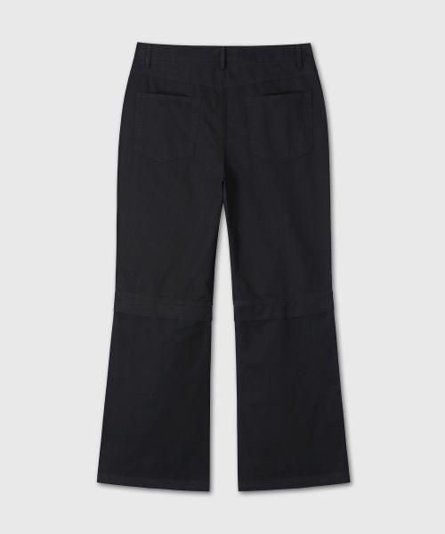 DIVEIN（ダイブイン）の「LOUNGE COTTON FLARE PANTS (BLACK)（その他パンツ・メンズ・その他・1/2/0）」の3枚目の写真