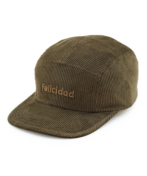 polcadot（ポルカドット）の「FELICIDAD JET CAP/コーディロイ ジェットキャップ（キャップ・レディース・ブラック/ピンク/ブルー/ブラウン・FREE）」の2枚目の写真