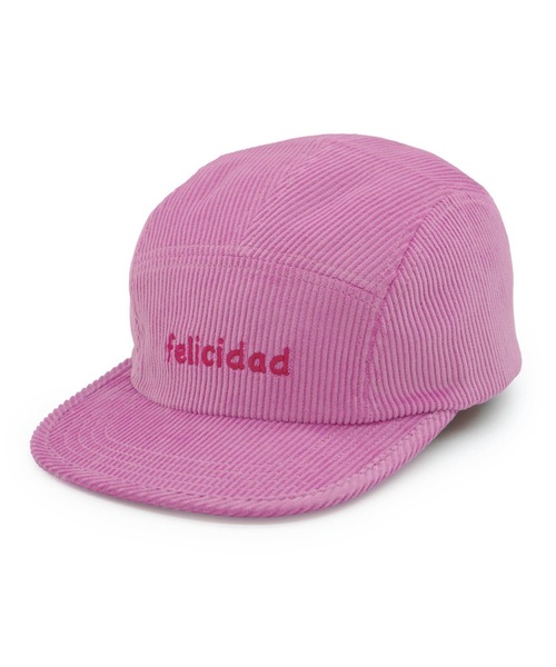 polcadot（ポルカドット）の「FELICIDAD JET CAP/コーディロイ ジェットキャップ（キャップ・レディース・ブラック/ピンク/ブルー/ブラウン・FREE）」の4枚目の写真