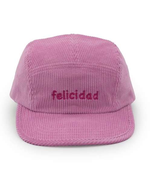 polcadot（ポルカドット）の「FELICIDAD JET CAP/コーディロイ ジェットキャップ（キャップ・レディース・ブラック/ピンク/ブルー/ブラウン・FREE）」の5枚目の写真