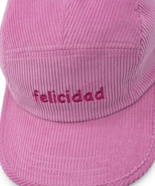 polcadot（ポルカドット）の「FELICIDAD JET CAP/コーディロイ ジェットキャップ（キャップ・レディース・ブラック/ピンク/ブルー/ブラウン・FREE）」の8枚目の写真
