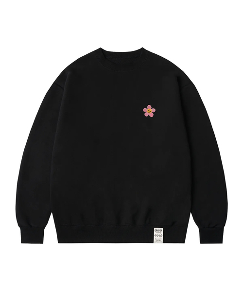 GRAVER（グレーバー）の「[ユニセックス]フラワードット刺繍スウェット_2カラー（スウェット・レディース・ブラック系その他2/ブラック系その他4/ブラック系その他6/グレー/ブラック系その他3/ブラック系その他5/ブラック系その他7・S/M/L）」の5枚目の写真