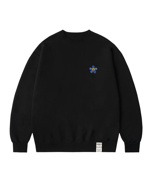 GRAVER（グレーバー）の「[ユニセックス]フラワードット刺繍スウェット_2カラー（スウェット・レディース・ブラック系その他2/ブラック系その他4/ブラック系その他6/グレー/ブラック系その他3/ブラック系その他5/ブラック系その他7・S/M/L）」の6枚目の写真