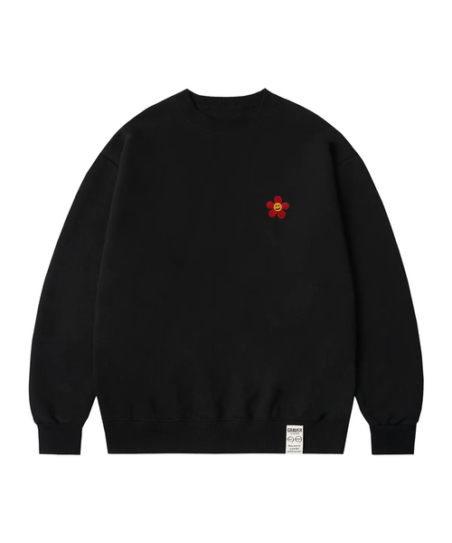 GRAVER（グレーバー）の「[ユニセックス]フラワードット刺繍スウェット_2カラー（スウェット・レディース・ブラック系その他2/ブラック系その他4/ブラック系その他6/グレー/ブラック系その他3/ブラック系その他5/ブラック系その他7・S/M/L）」の7枚目の写真