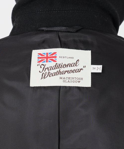 Traditional Weatherwear(トラディショナルウェザーウェア)の「TRADITIONAL WEATHERWEAR SLOBE別注 MALTON B/T SHORT(ステンカラーコート・レディース・ブラウン/ブラック・36/34)」の13枚目の写真