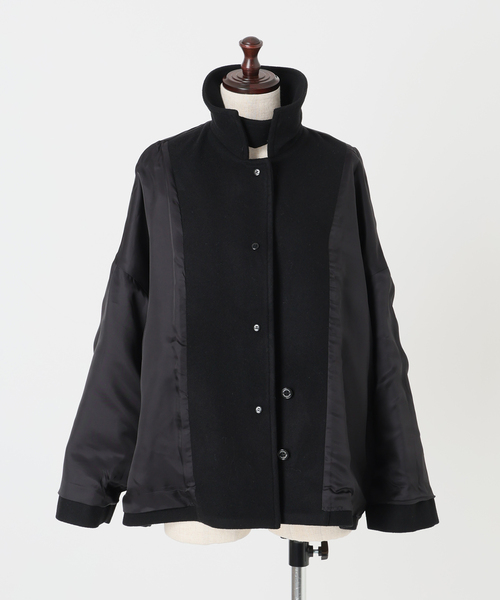 Traditional Weatherwear(トラディショナルウェザーウェア)の「TRADITIONAL WEATHERWEAR SLOBE別注 MALTON B/T SHORT(ステンカラーコート・レディース・ブラウン/ブラック・36/34)」の14枚目の写真