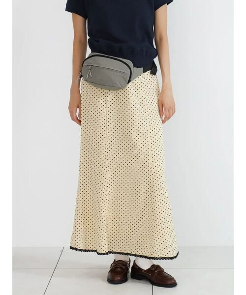 FIKA.(フィーカ)の「Dot lace trim skirt(スカート・レディース・ダークブラウン/ブラック/ベージュ・MEDIUM)」の16枚目の写真