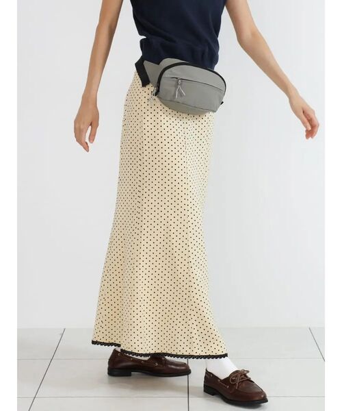 FIKA.(フィーカ)の「Dot lace trim skirt(スカート・レディース・ダークブラウン/ブラック/ベージュ・MEDIUM)」の20枚目の写真