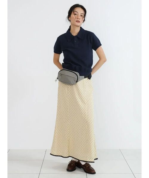 FIKA.(フィーカ)の「Dot lace trim skirt(スカート・レディース・ダークブラウン/ブラック/ベージュ・MEDIUM)」の21枚目の写真