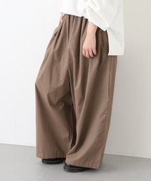 ポプリンワイドパンツ