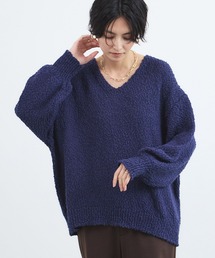 BARNYARDSTORM / スラブVネックニット / ハンドウォッシャブル【WEB限定】