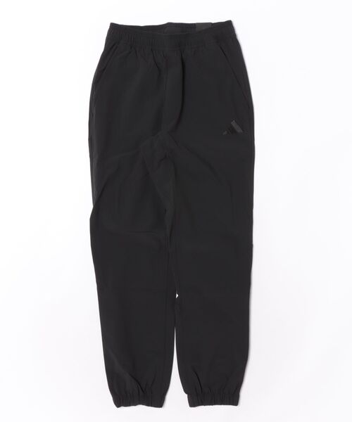 adidas(アディダス)の「《adidas》エッセンシャルプラス レギュラーフィット ストレッチ ウーブン フルレングス ジョガーパンツ(その他パンツ・メンズ・ブラック・XL/S/M/L/2XL)」の1枚目の写真