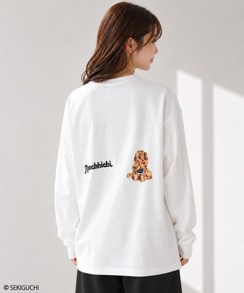 RiCO SUCRE(リコシュクレ)の「【レディース】モンチッチ 長袖Tシャツ(Tシャツ/カットソー・レディース・ブラック系3/ブラック系/オフホワイト/ホワイト系3/ホワイト系/ブラック系2/ブラック/ホワイト系2・FREE)」の3枚目の写真