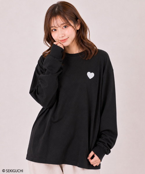 RiCO SUCRE(リコシュクレ)の「【レディース】モンチッチ 長袖Tシャツ(Tシャツ/カットソー・レディース・ブラック系3/ブラック系/オフホワイト/ホワイト系3/ホワイト系/ブラック系2/ブラック/ホワイト系2・FREE)」の15枚目の写真