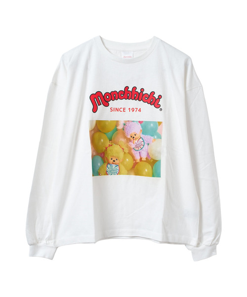RiCO SUCRE(リコシュクレ)の「【レディース】モンチッチ 長袖Tシャツ(Tシャツ/カットソー・レディース・ブラック系3/ブラック系/オフホワイト/ホワイト系3/ホワイト系/ブラック系2/ブラック/ホワイト系2・FREE)」の17枚目の写真