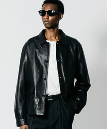 SHEEP LEATHER BLOUSON JACKET